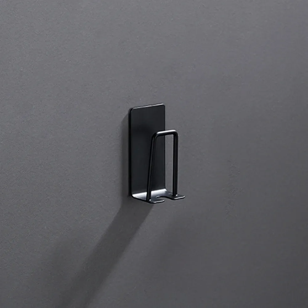 Porte-brosse à dents mural adhésif en acier inoxydable 8