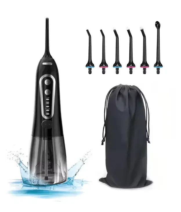 Brosse à dents électrique sonique rechargeable USB pour adultes, étanche, avec têtes de rechange et étui de voyage 10