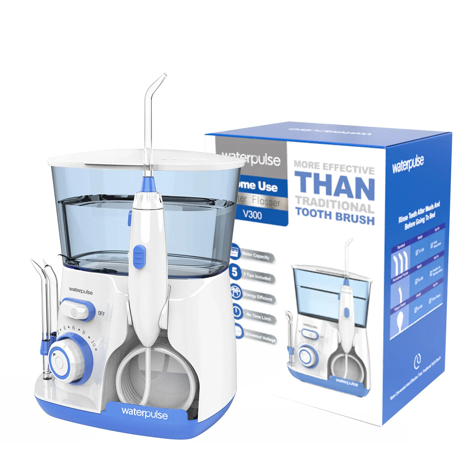 Brosse à dents électrique sonique rechargeable USB pour adultes, étanche, avec têtes de rechange et étui de voyage 8