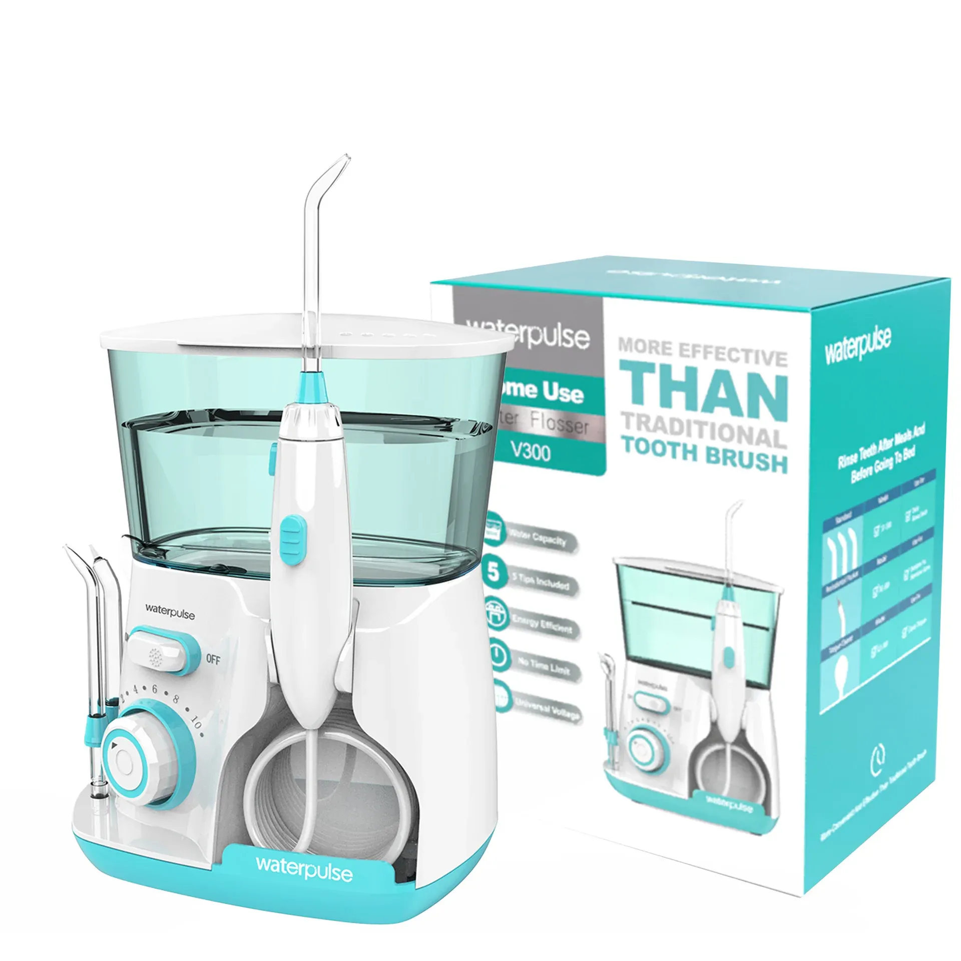 Brosse à dents électrique sonique rechargeable USB pour adultes, étanche, avec têtes de rechange et étui de voyage 4
