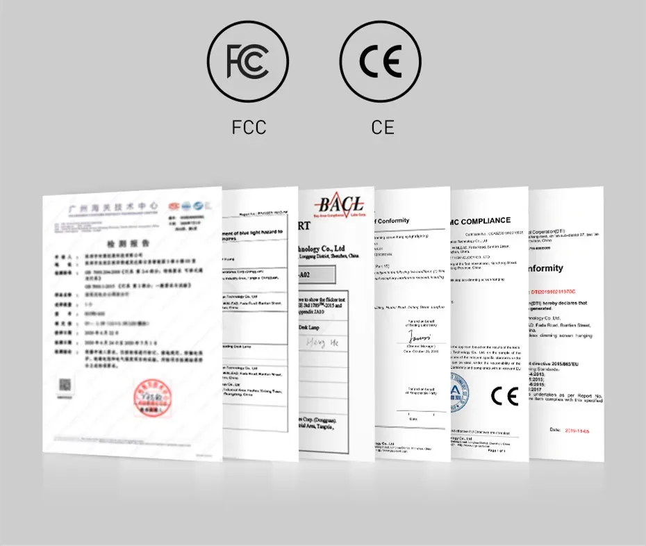 Lampe certifiée internationalement