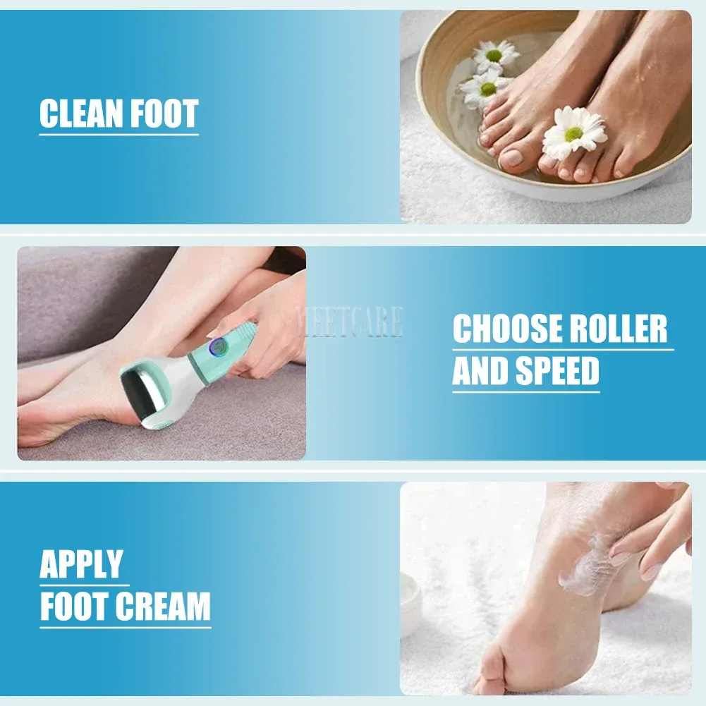 Ponceuse pour pieds, ambiance soin et bien-être
