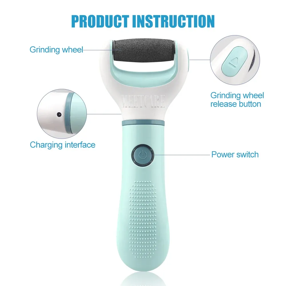 Ponceuse électrique pour pieds, finition et design