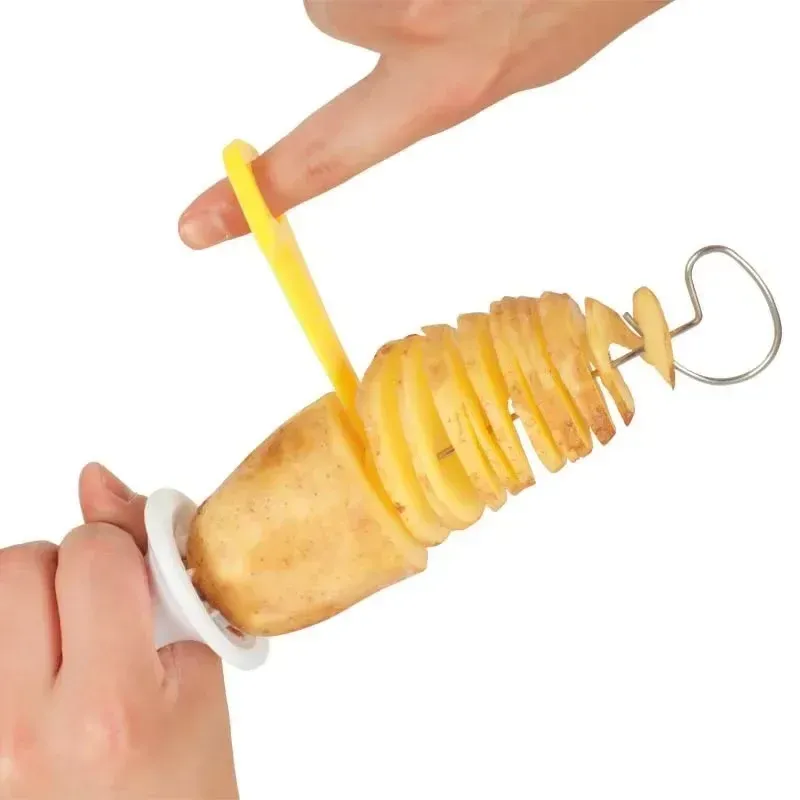 Machine à spirale pour pommes de terre, coupe-légumes en spirale, ustensile de cuisine créatif 5