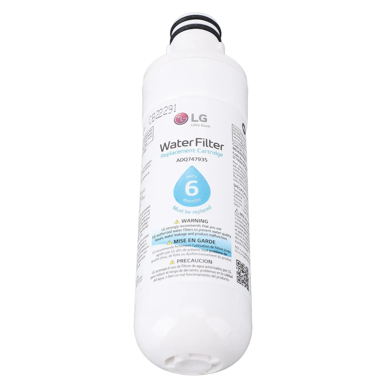 Filtre à eau de remplacement pour réfrigérateur ADQ747935, charbon actif, boîtier en ABS, durée de vie de 6 à 12 mois 3