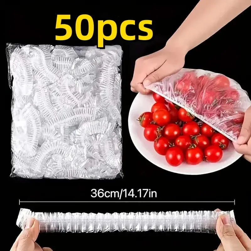 Couvercles élastiques réutilisables pour aliments