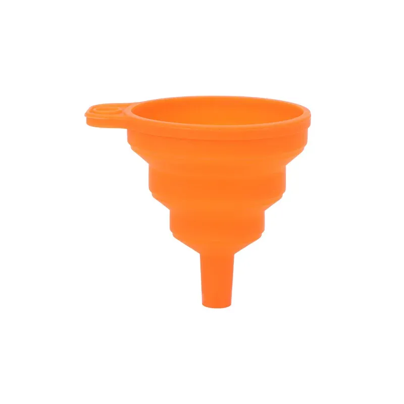 Entonnoir en silicone pliable, détail du bec