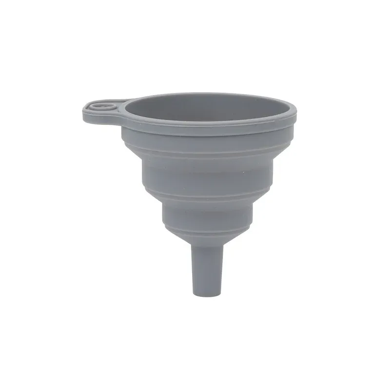 Entonnoir en silicone pliable en situation