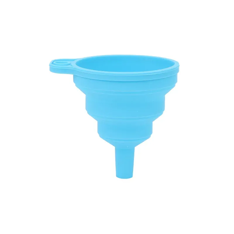 Entonnoir pliable en silicone, finition soignée