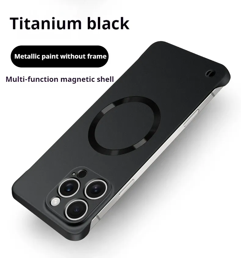 Coque magnétique ultra-fine, vue rapprochée