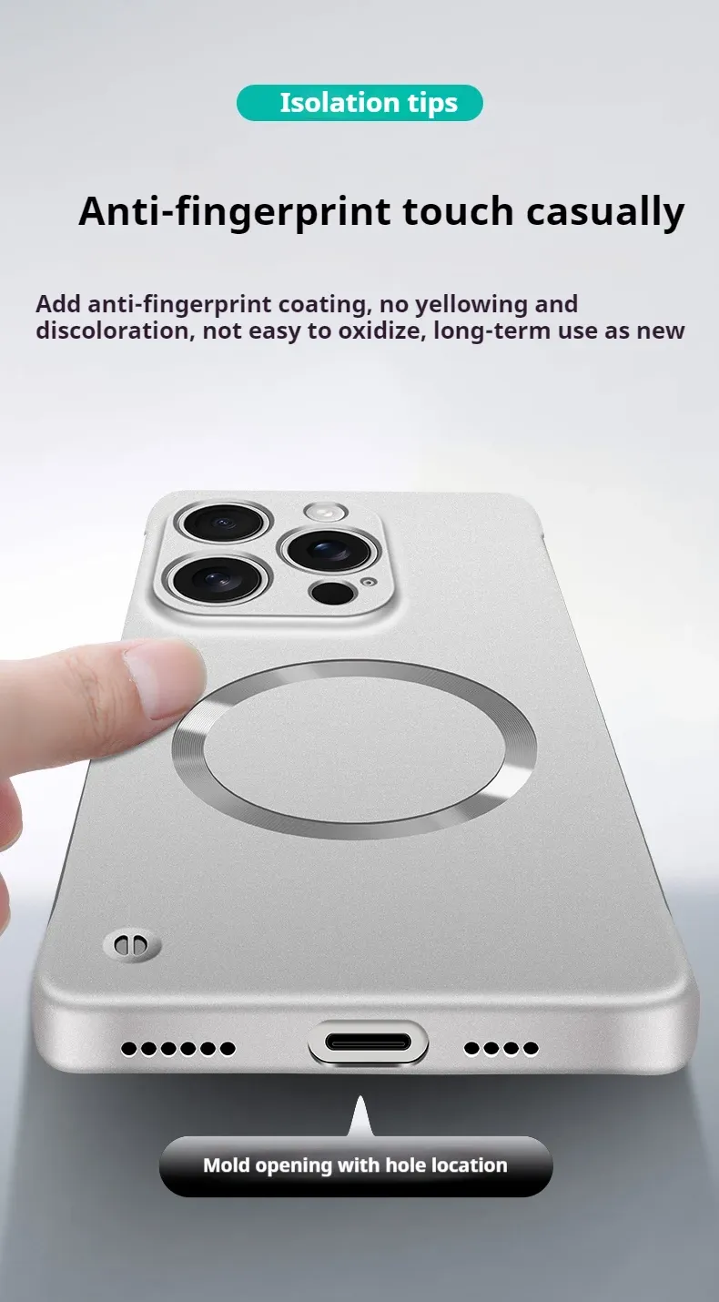 Coque MagSafe élégante vue de face