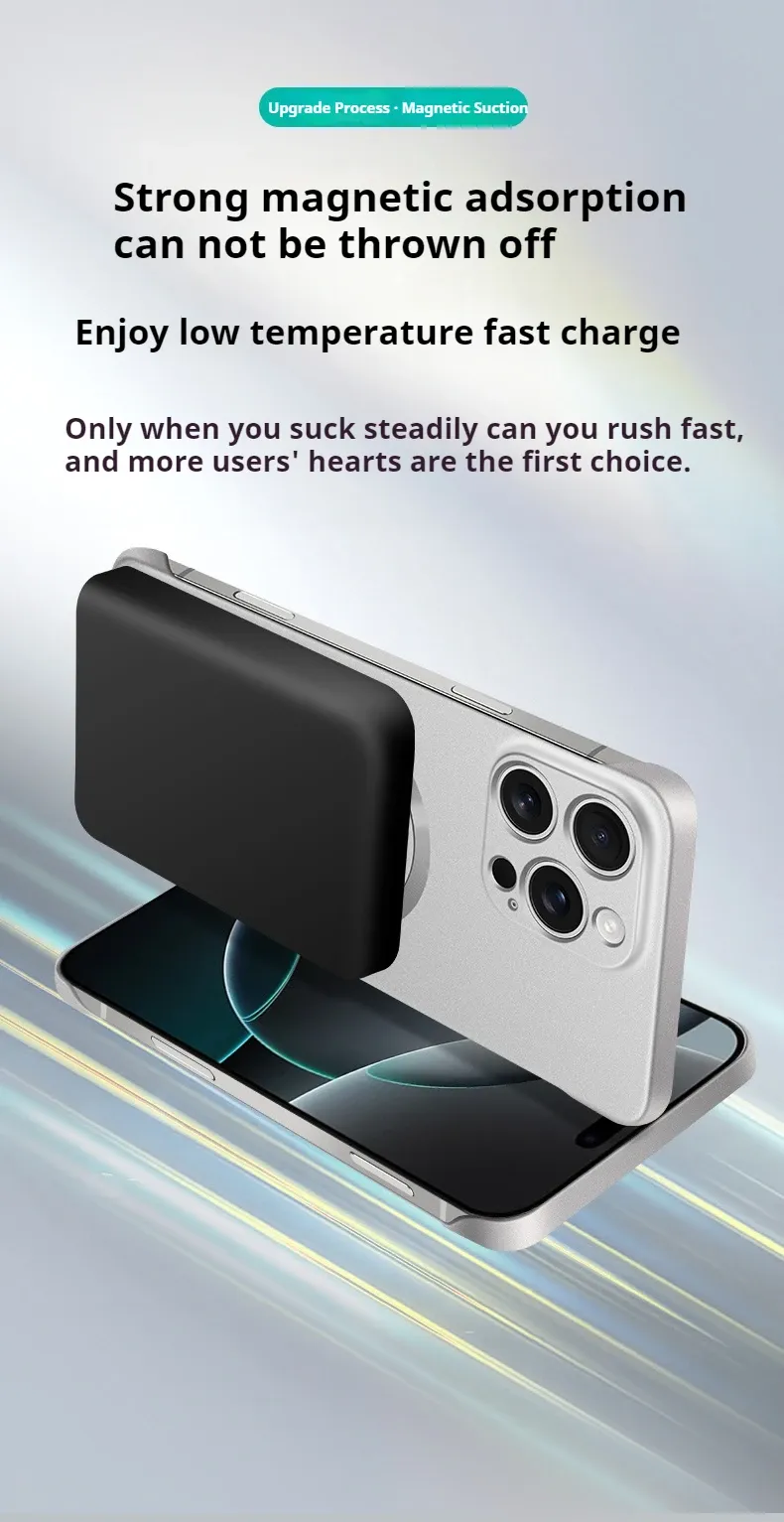 Coque sans cadre pour iPhone en situation