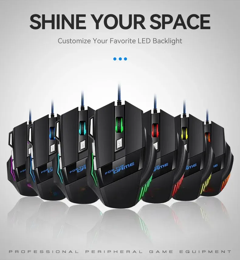 Détail du design de la souris gaming