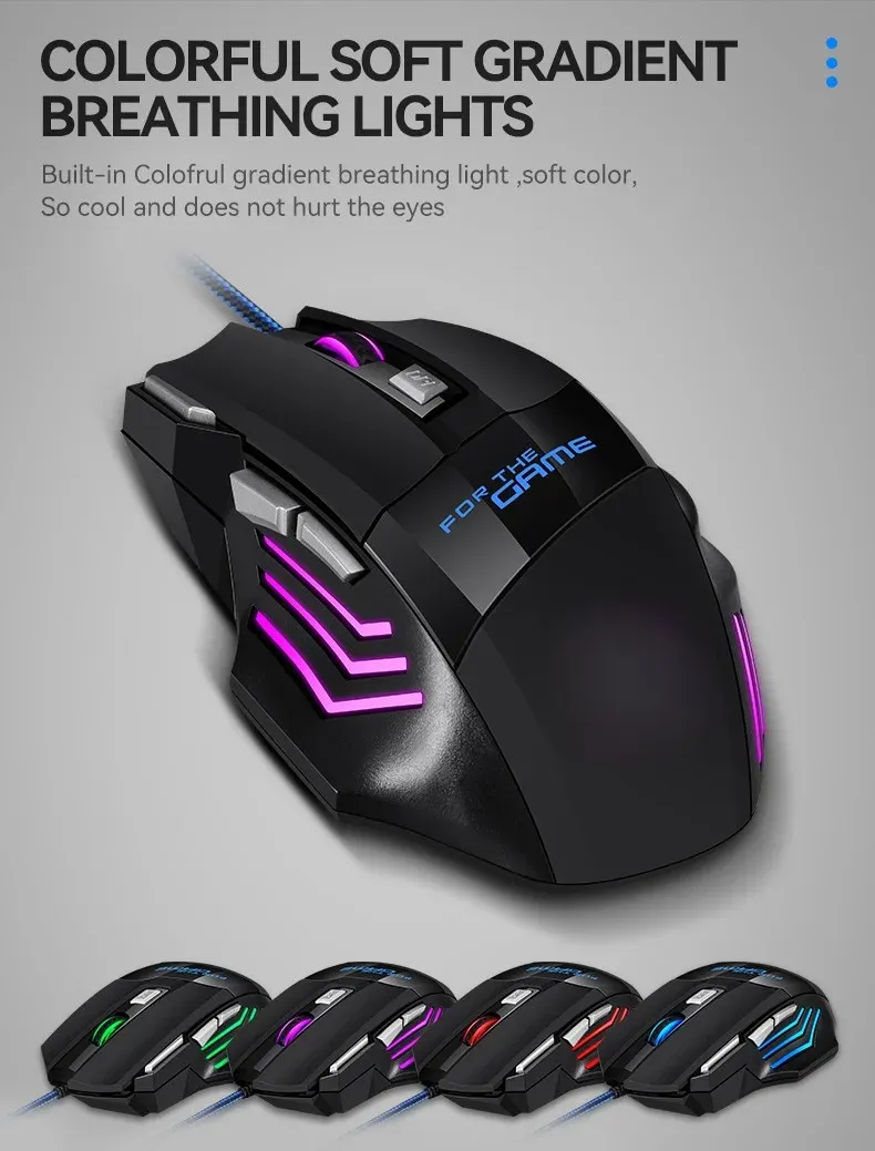Souris gaming en situation de jeu