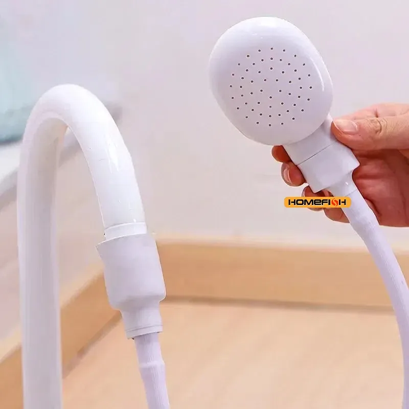 Arroseur de robinet multifonctionnel avec extension de pomme de douche, filtre de vidange et tuyau, pour salle de bain et bain des animaux de compagnie 3