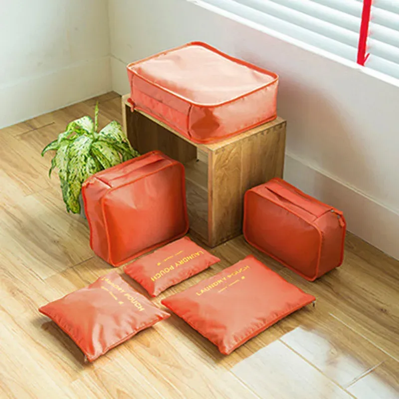 Sacs de rangement de voyage en situation