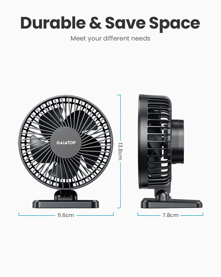 Mini ventilateur USB branché sur un ordinateur portable