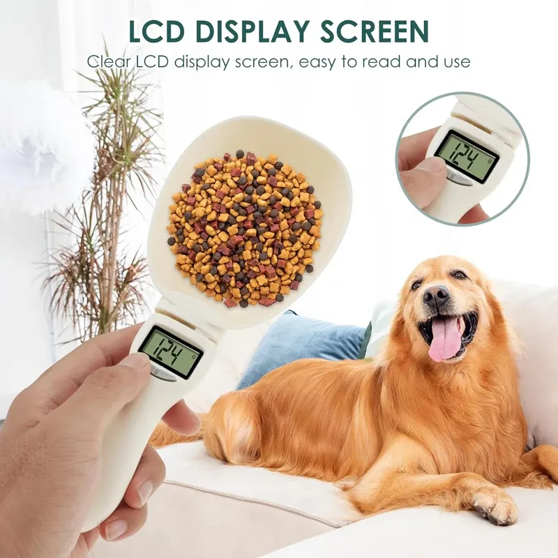 Tasse doseuse électronique pour aliments pour animaux avec balance numérique 3