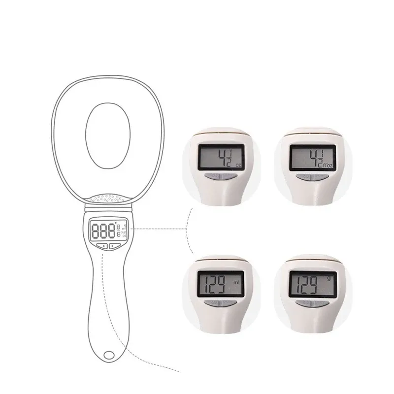 Mesure d'ingrédients avec la cuillère doseuse électronique