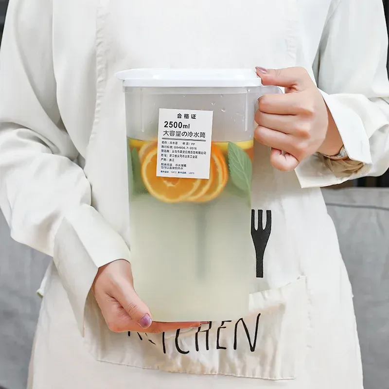 Pichet à eau froide grande capacité avec distributeur de boissons pour réfrigérateur 3