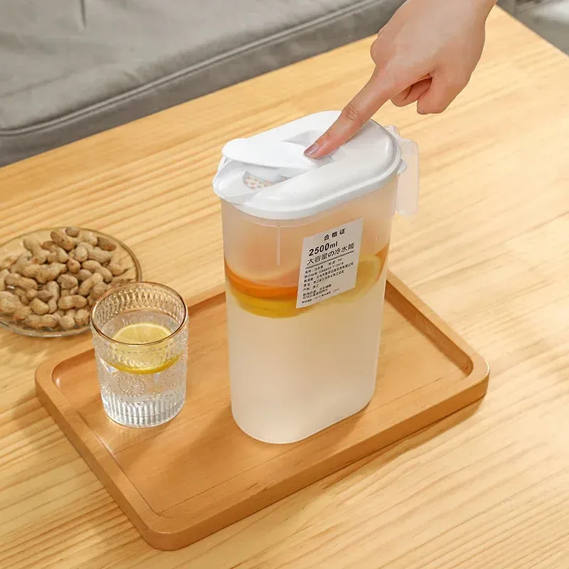 Pichet à eau froide grande capacité avec distributeur de boissons pour réfrigérateur 2
