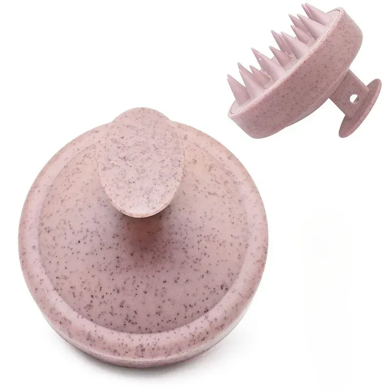 Brosse à shampoing en silicone, peigne de massage du cuir chevelu et brosse de bain, outil professionnel de salon de coiffure 17