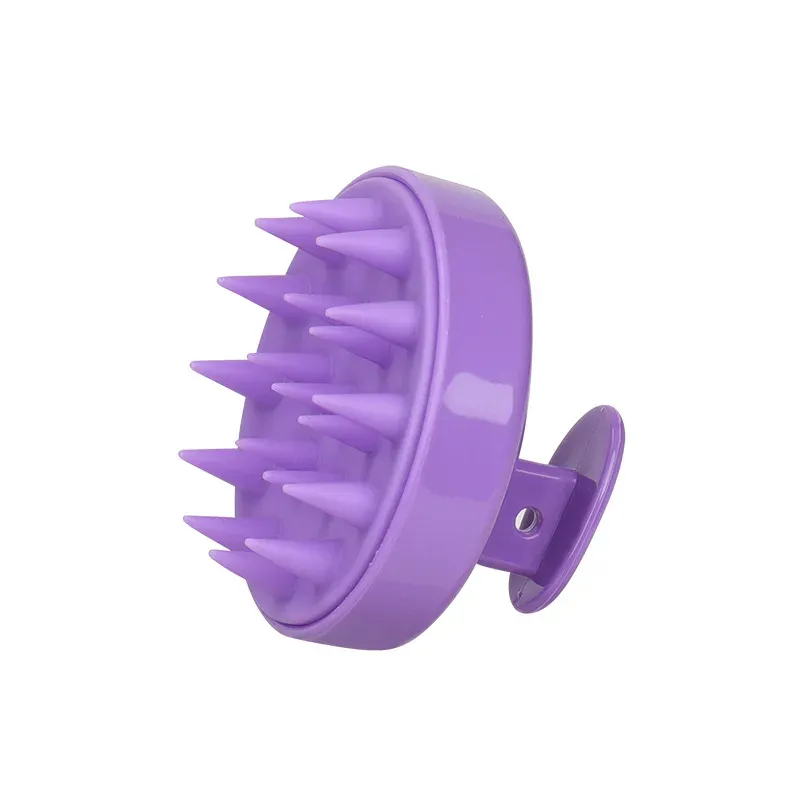 Brosse à shampoing en silicone, peigne de massage du cuir chevelu et brosse de bain, outil professionnel de salon de coiffure 13