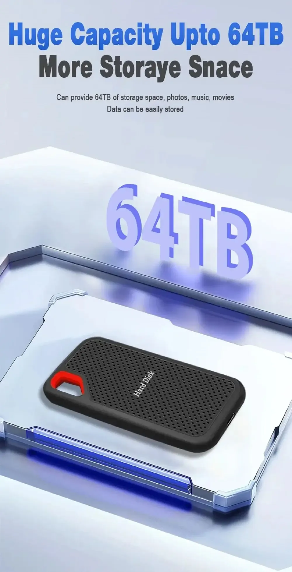 Disque SSD externe au design élégant