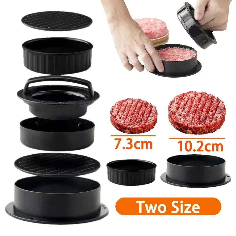 Presse à Hamburger Ronde Antiadhésive pour Steaks Hachés et Galettes Farcies - Image 1