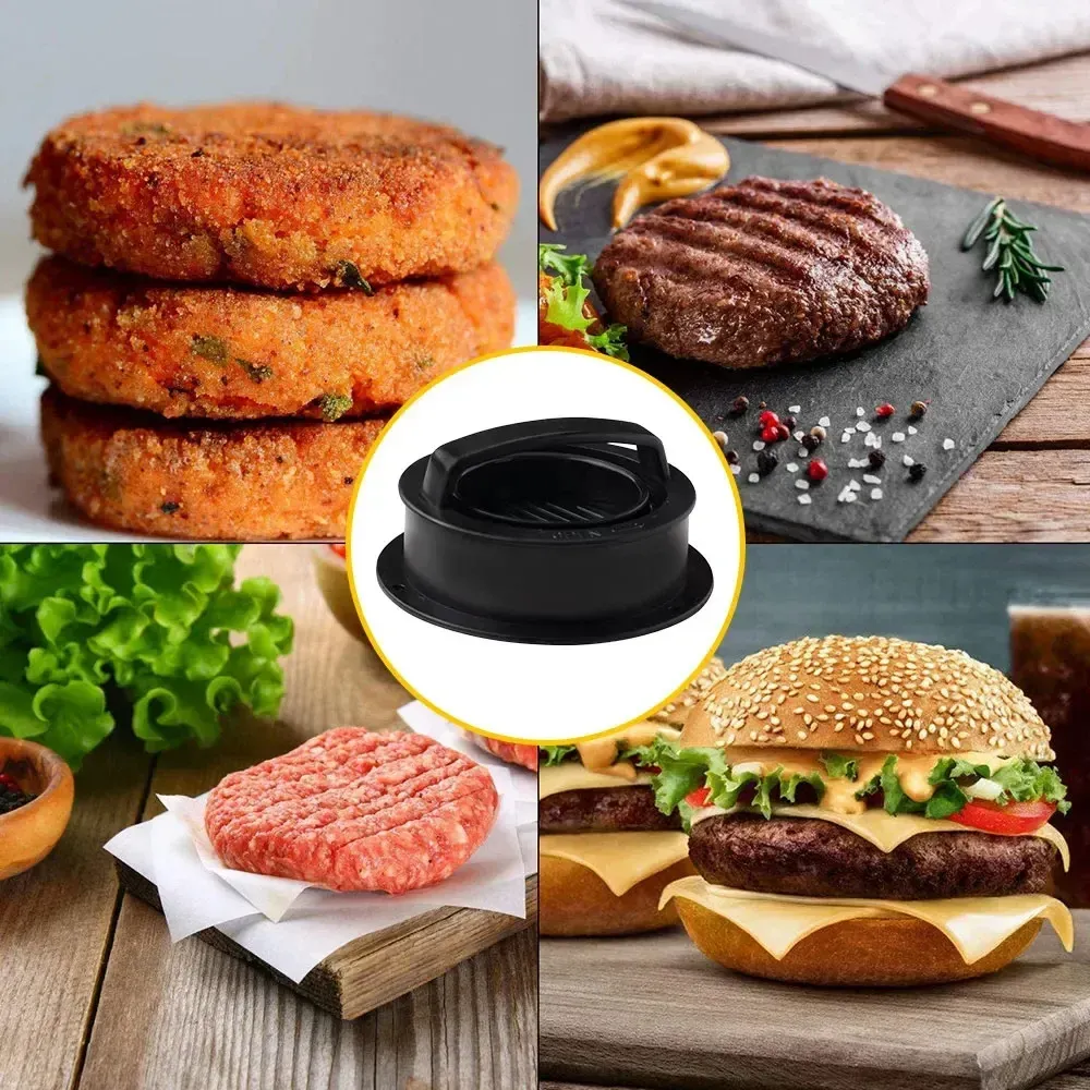 Presse à Hamburger Ronde Antiadhésive pour Steaks Hachés et Galettes Farcies 4