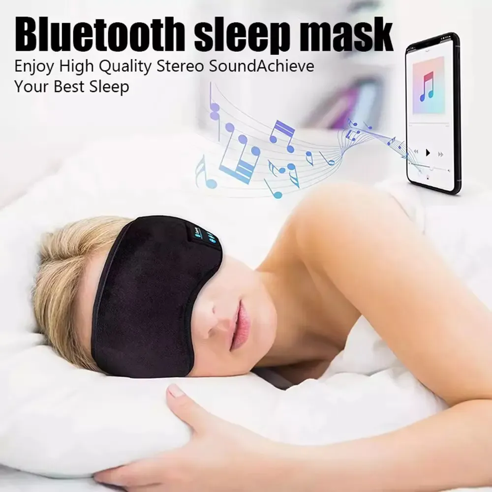 Masque de sommeil musical avec écouteurs intégrés