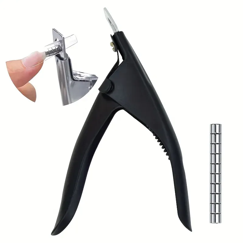 Détail du coupe-ongles et de ses pointes réglables
