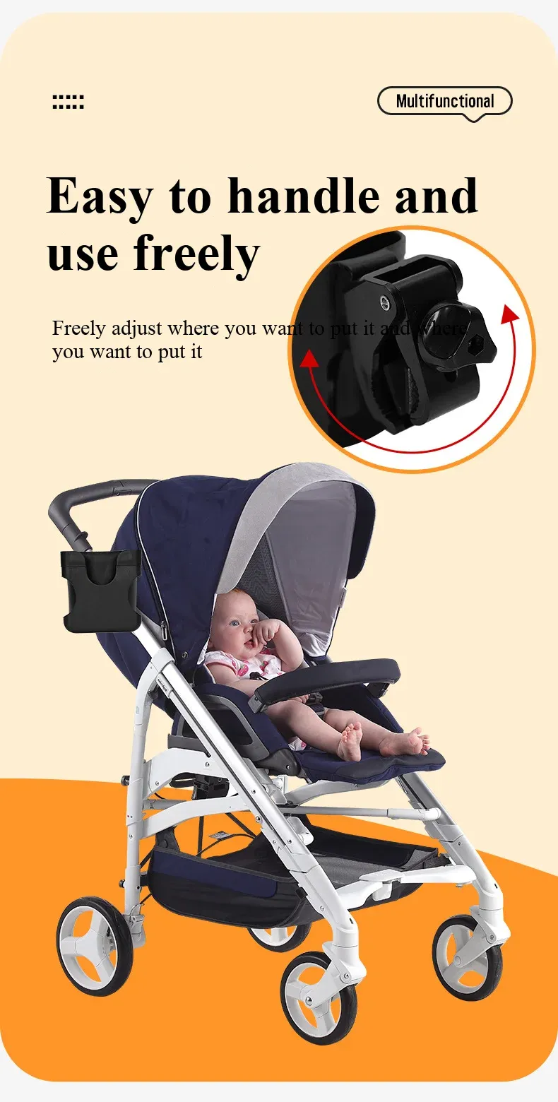 Porte-gobelet universel 2 en 1 pour poussette
