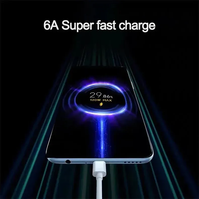Détail du câble de charge rapide USB-C Turbo