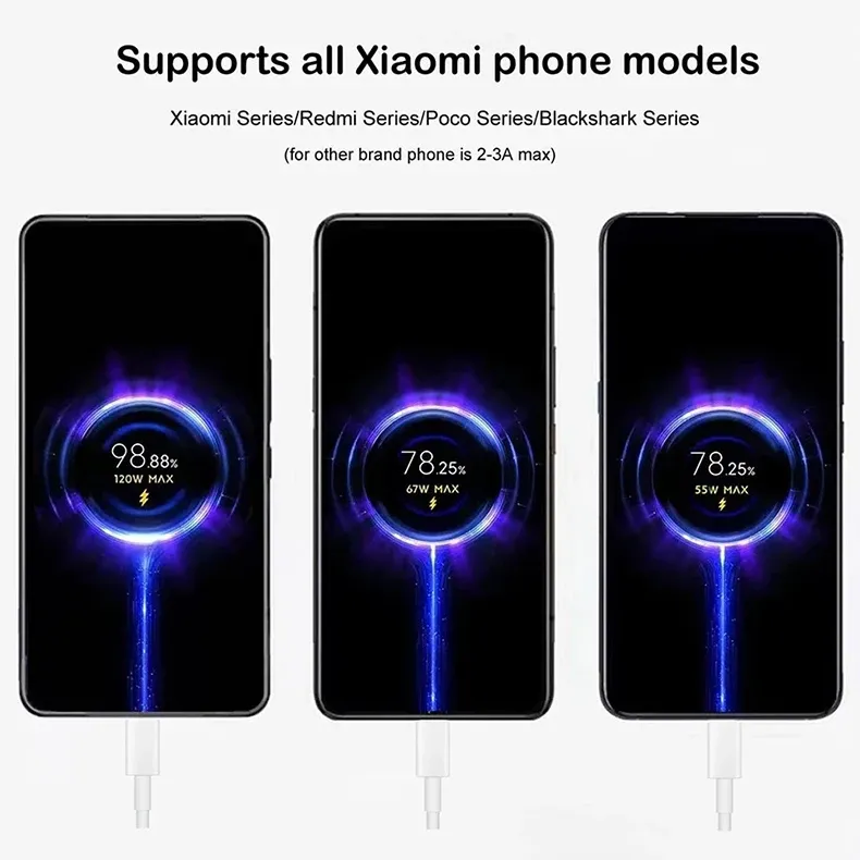 Câble de charge rapide USB-C Turbo, vue finale
