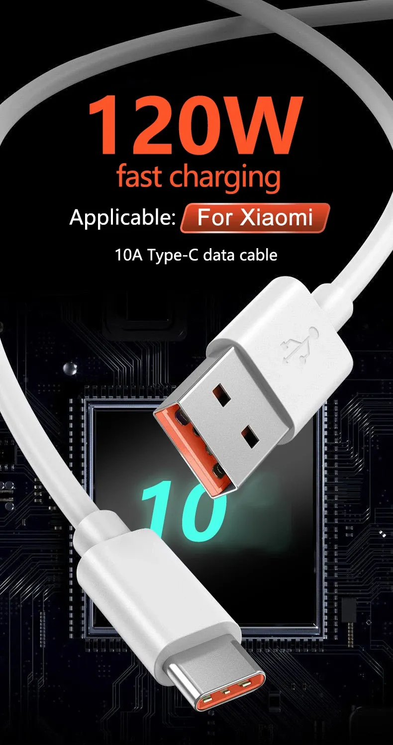 Câble de charge rapide USB-C Turbo, vue d'ensemble du produit