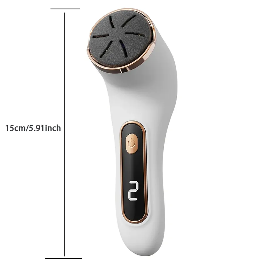 Râpe électrique professionnelle pour pieds : élimination rapide des callosités, rechargeable, indolore et à exfoliation douce 6