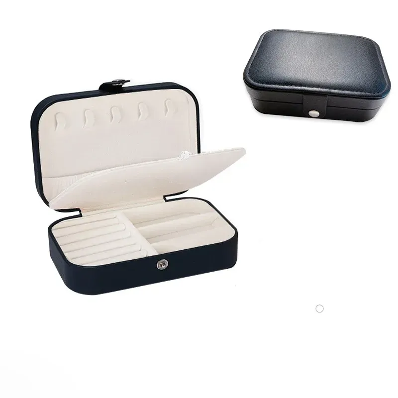 Boîte de rangement à bijoux portable, grande capacité, élégante et de qualité supérieure, idéale pour les voyages 12