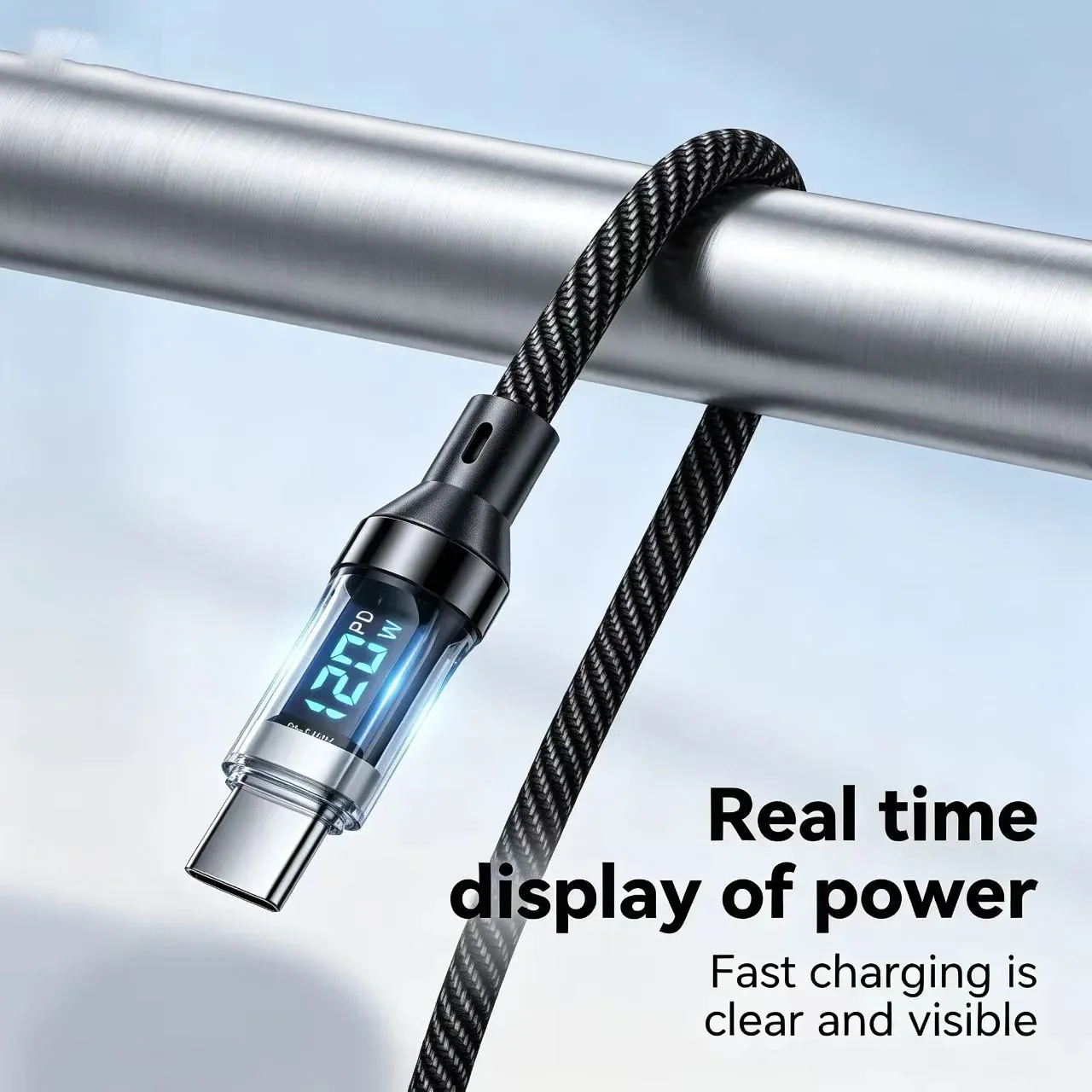 NNBILI Câble USB vers USB-C, charge rapide 120 W, 1 m / 2 m 3