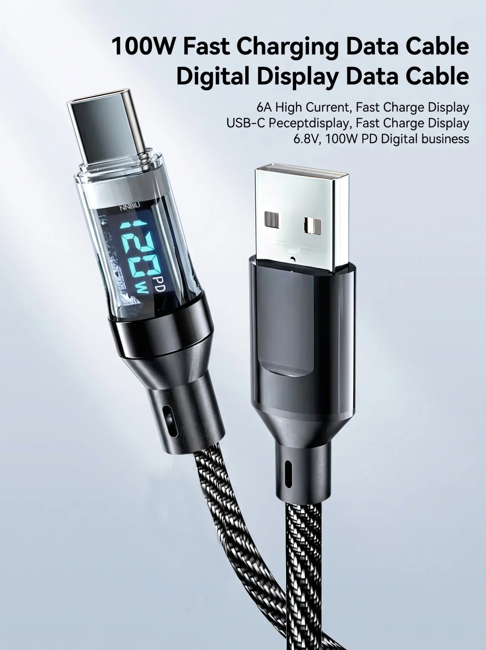 Connecteur USB-C NNBILI en gros plan