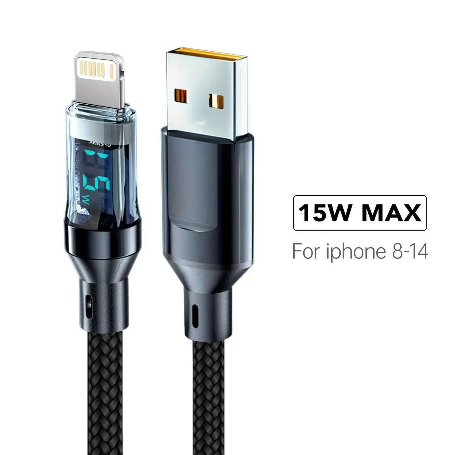 NNBILI Câble USB vers USB-C, charge rapide 120 W, 1 m / 2 m 10
