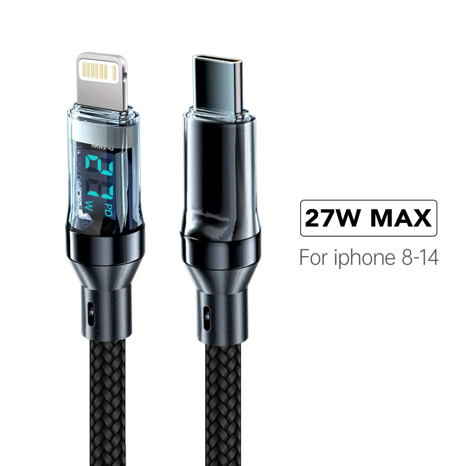 NNBILI Câble USB vers USB-C, charge rapide 120 W, 1 m / 2 m 9