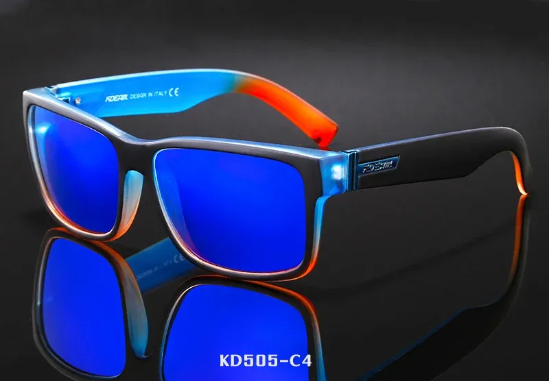 Lunettes de soleil polarisées KDEAM Revamp pour hommes, modèle sport photochromiques avec étui, conduite et activités de plein air 19