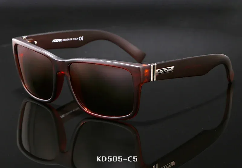 Lunettes de soleil polarisées KDEAM Revamp pour hommes, modèle sport photochromiques avec étui, conduite et activités de plein air 18
