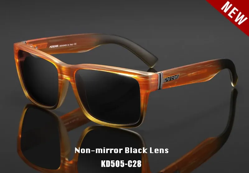 Lunettes de soleil polarisées KDEAM Revamp pour hommes, modèle sport photochromiques avec étui, conduite et activités de plein air 21