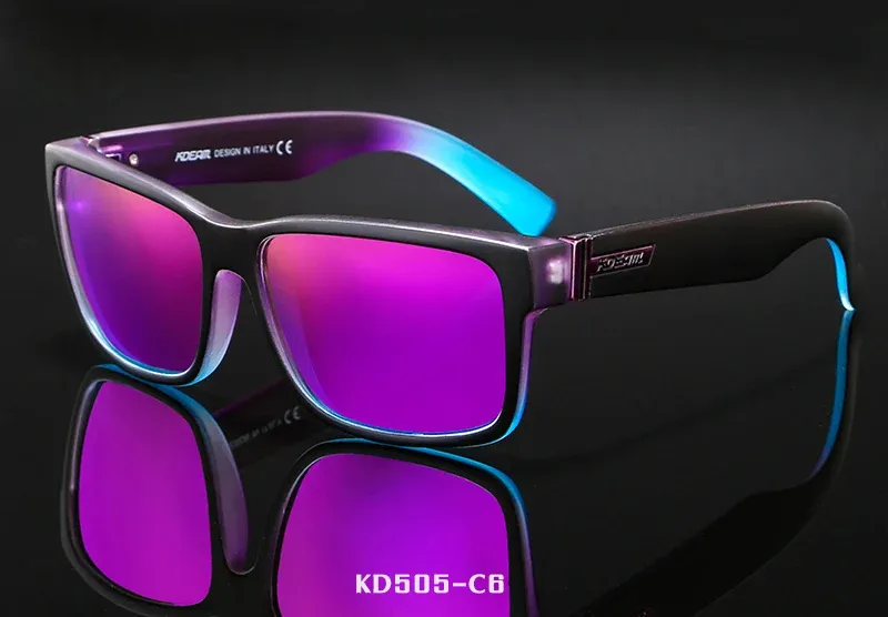 Lunettes de soleil polarisées KDEAM Revamp pour hommes, modèle sport photochromiques avec étui, conduite et activités de plein air 20