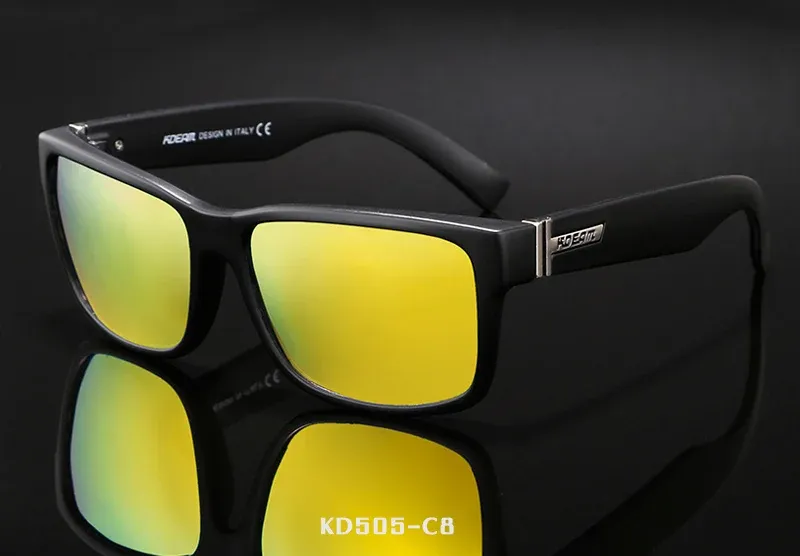 Lunettes de soleil polarisées KDEAM Revamp pour hommes, modèle sport photochromiques avec étui, conduite et activités de plein air 14