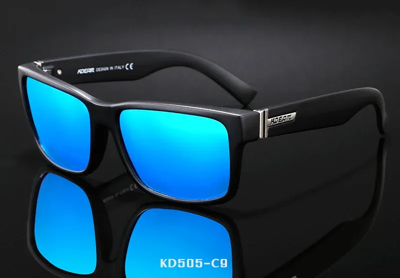 Lunettes de soleil polarisées KDEAM Revamp pour hommes, modèle sport photochromiques avec étui, conduite et activités de plein air 17