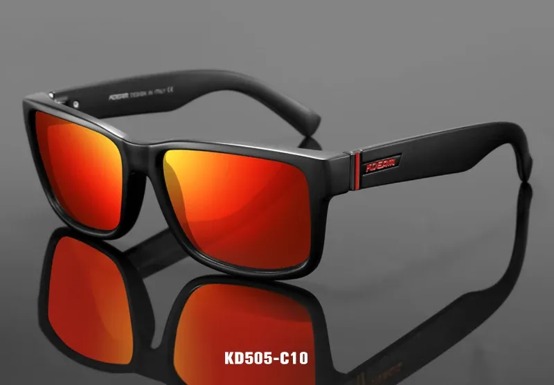 Lunettes de soleil polarisées KDEAM Revamp pour hommes, modèle sport photochromiques avec étui, conduite et activités de plein air 16