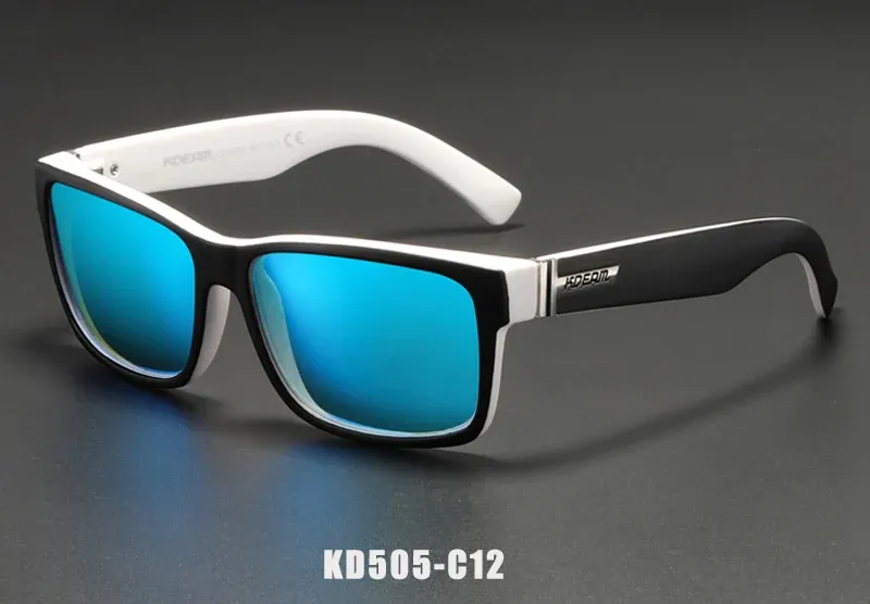 Lunettes de soleil polarisées KDEAM Revamp pour hommes, modèle sport photochromiques avec étui, conduite et activités de plein air 10